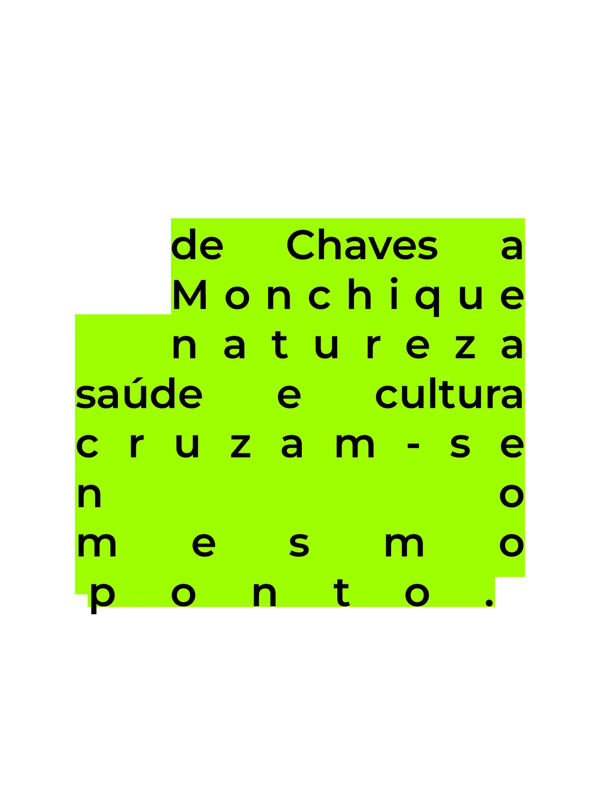 de Chaves a Monchique...
